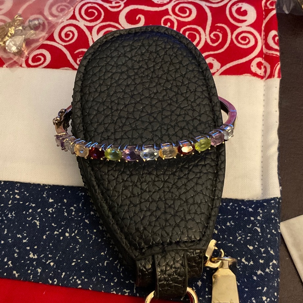 Multicolor Crystal Bangel Bracelet
